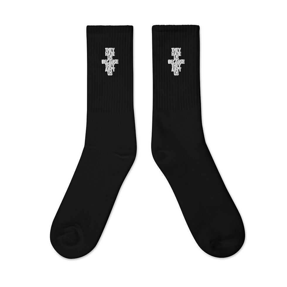 Thumbnail: THEY HATE US BECAUSE THEY AIN'T US: Socks