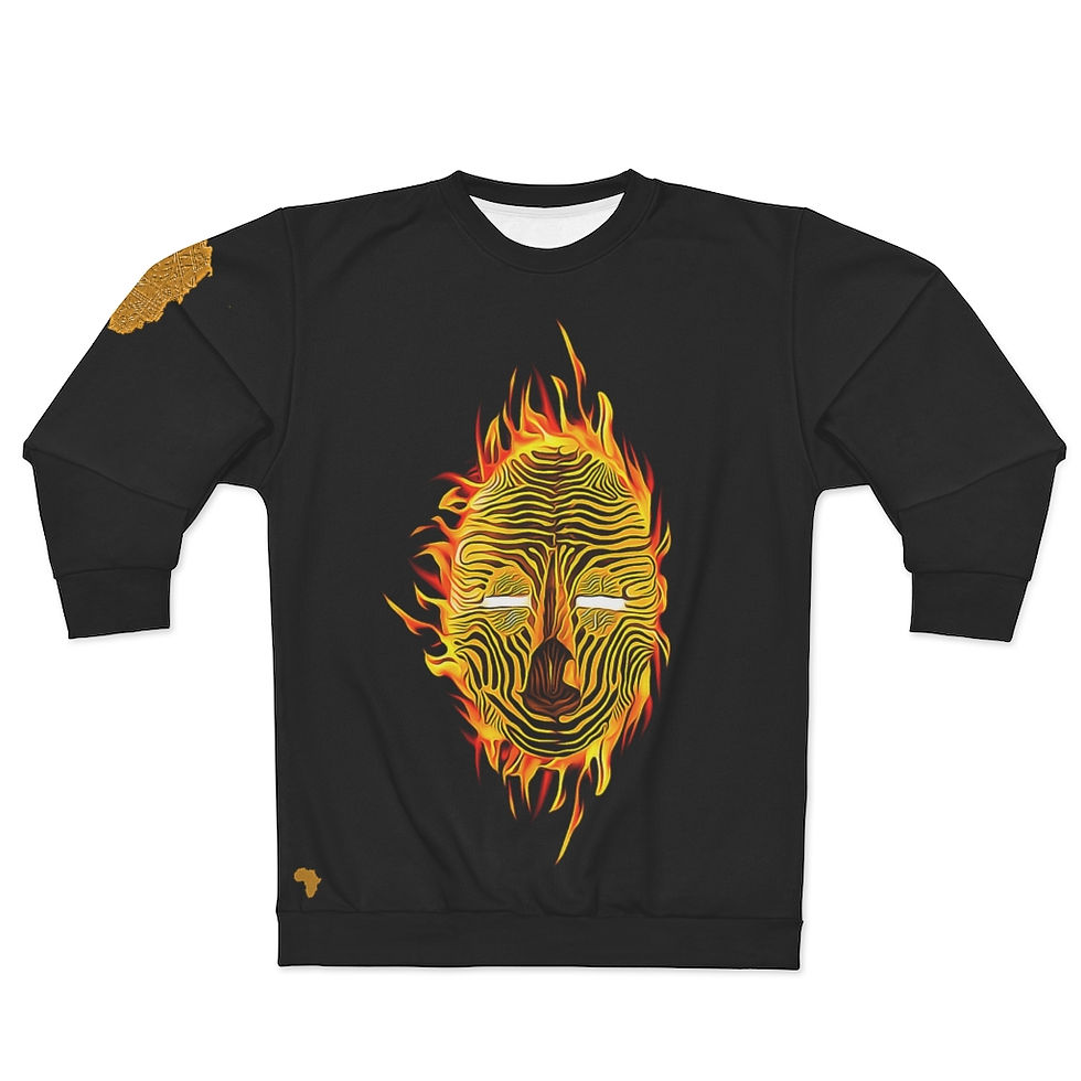 Thumbnail: King KOKOBENE Tribal Mask Sweatshirt