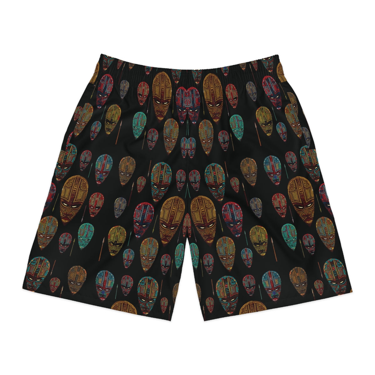 Tribal Masks & Spears N' BLK Shorts