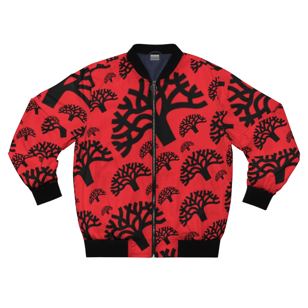 True OAKLAND 510 Tree N' Red Bomber Jacket