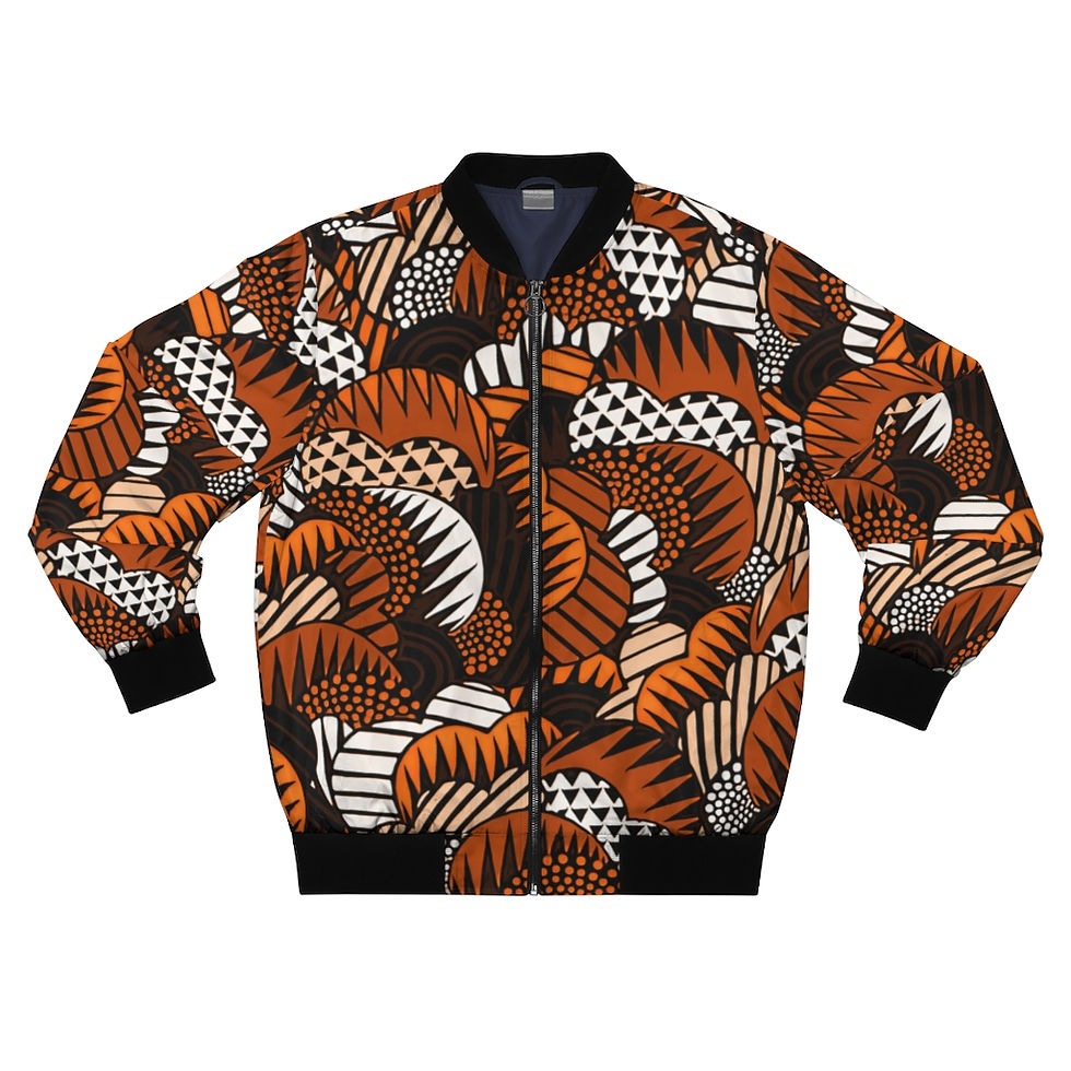 Thumbnail: Maua Spice Ankara Bomber Jacket
