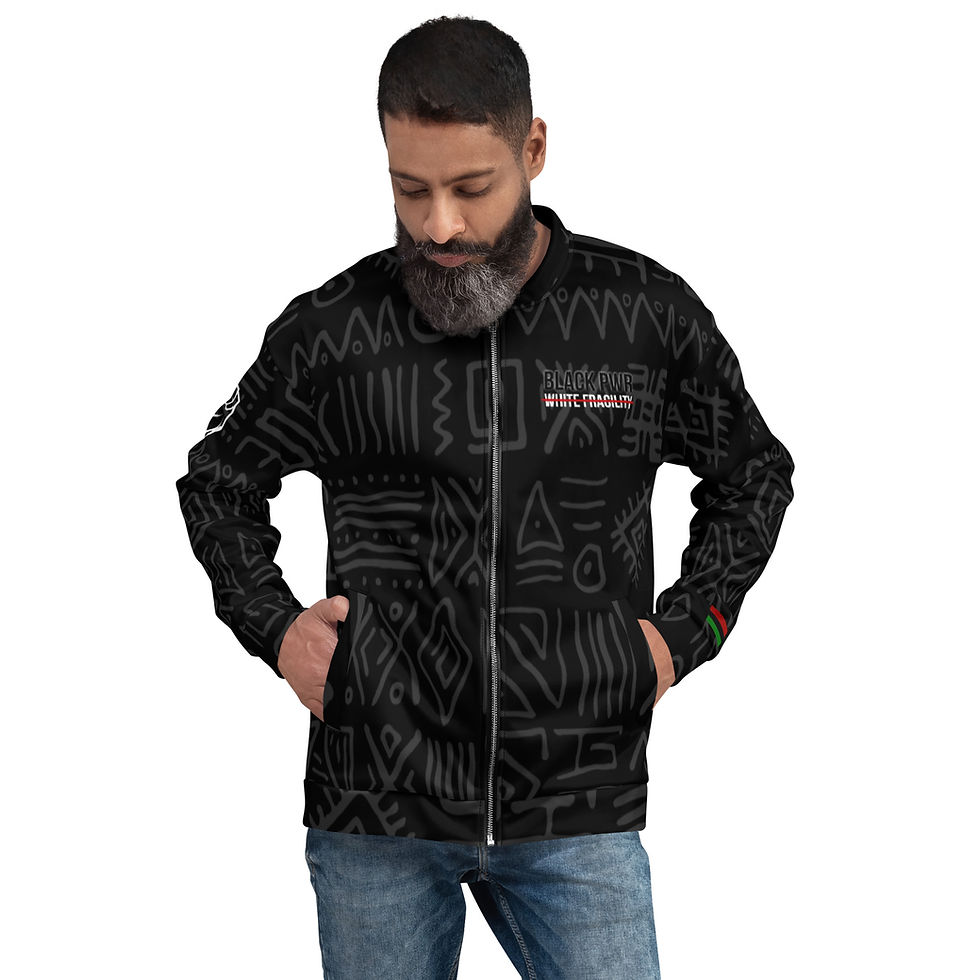 Thumbnail: No WHT Fragility: BLK Bomber Jacket