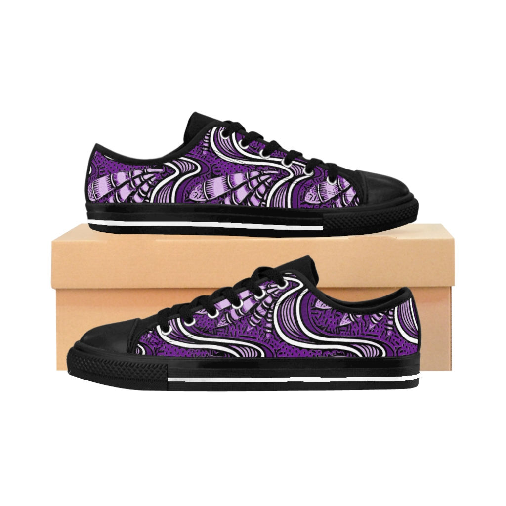 Purple KWAZULU KENTE Sneakers