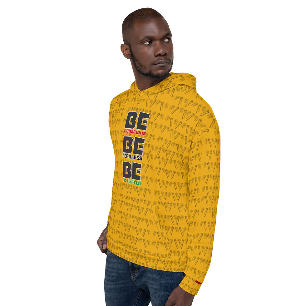 Thumbnail: Be Conscious, Be Fearless, Be Motivated: Gold Hoodie