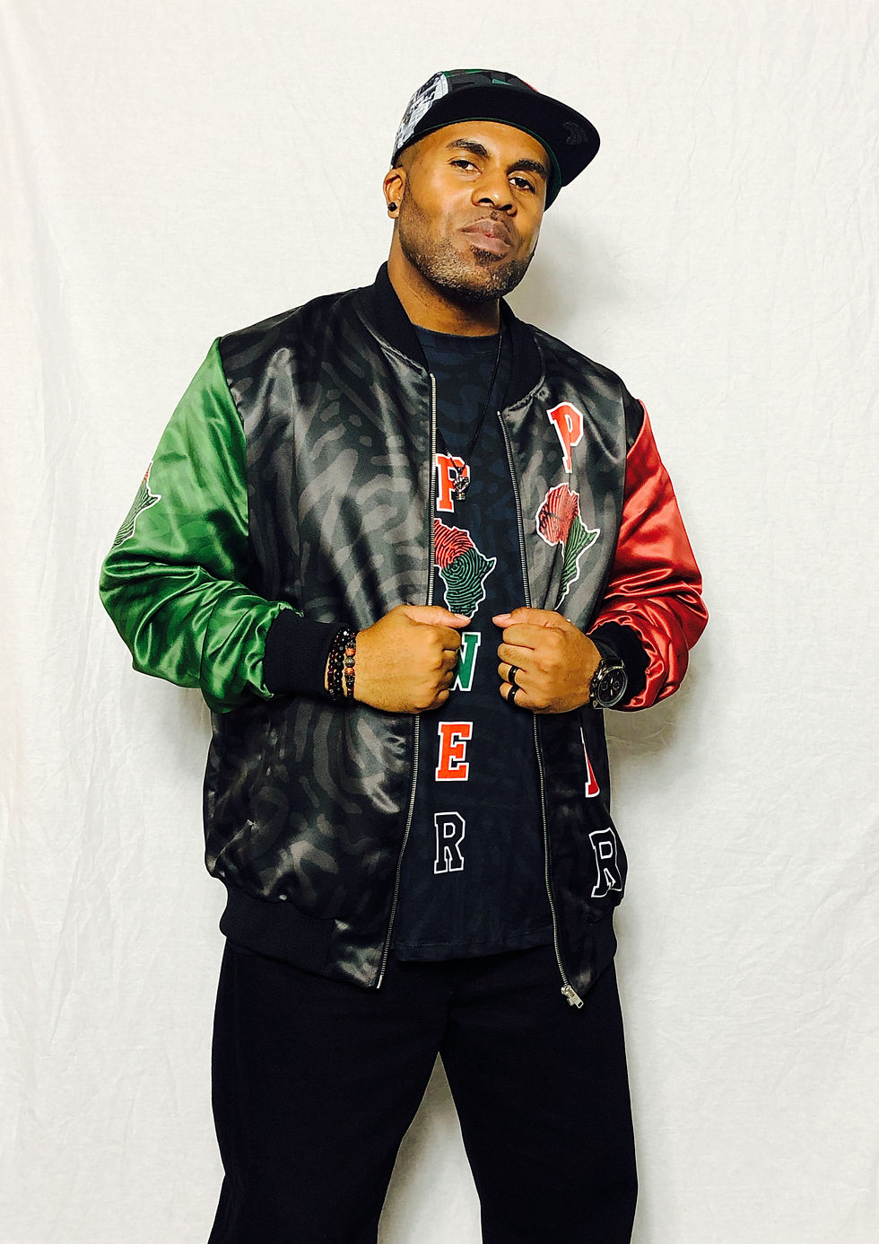 Thumbnail: RBG Power Pan-African Bomber Jacket