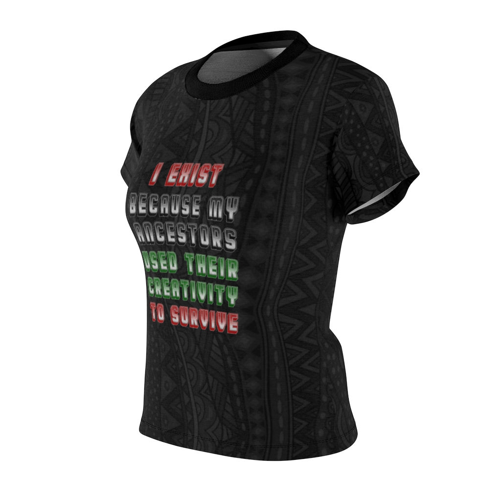 I EXIST Tribal Pan-African Queen's Tee