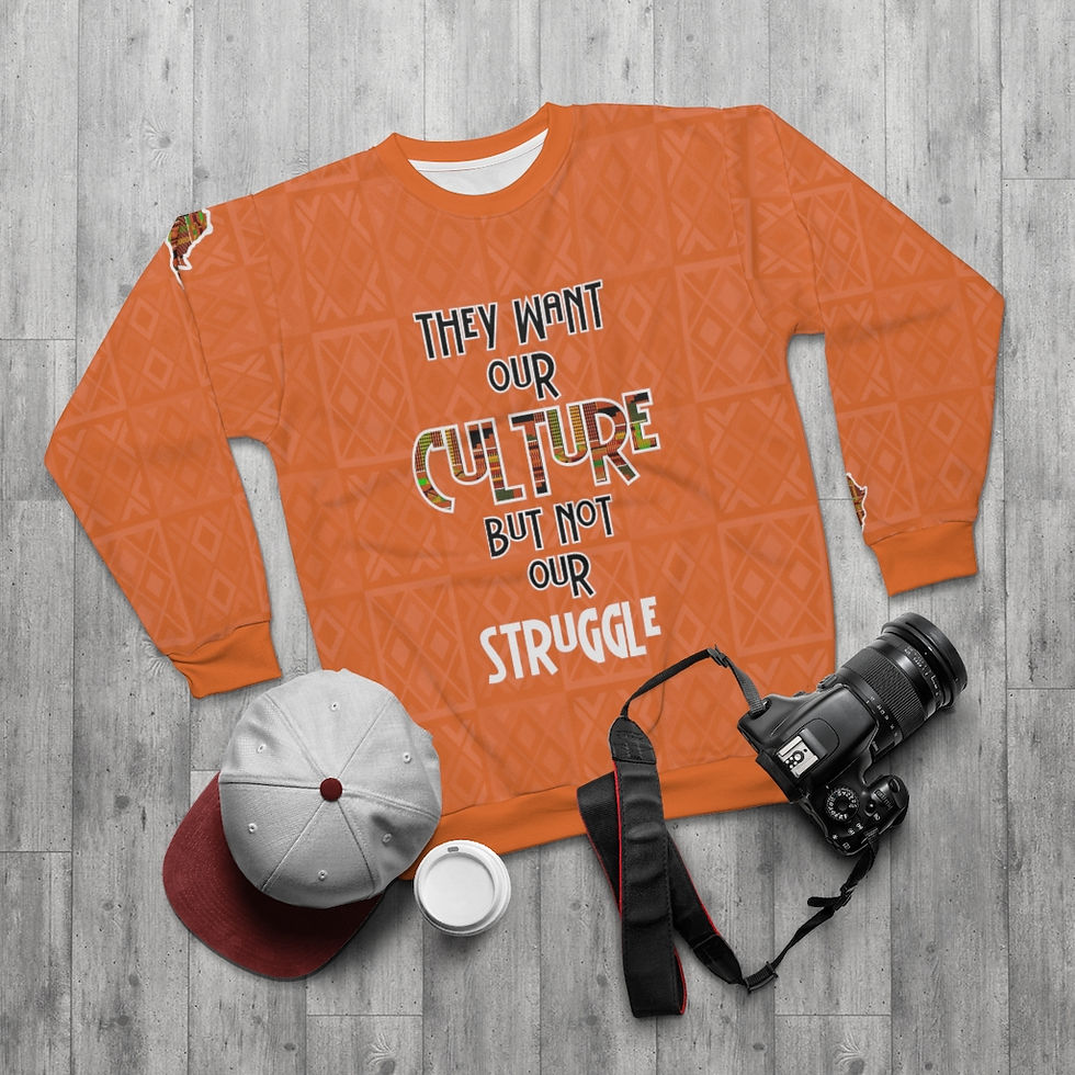 Thumbnail: They Want Our Culture Orange Sweatshirt