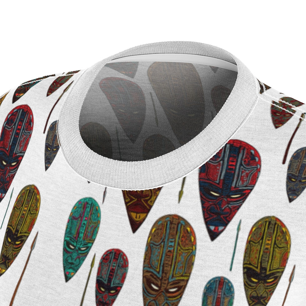 Thumbnail: Tribal Masks & Spears N' WHT Queen's Tee