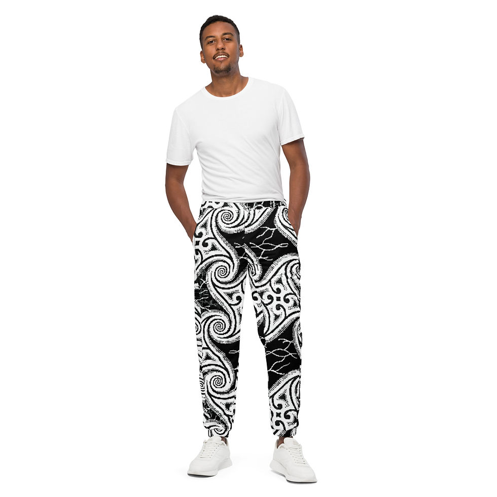 Thumbnail: White NYOTA Ankara Track Pants