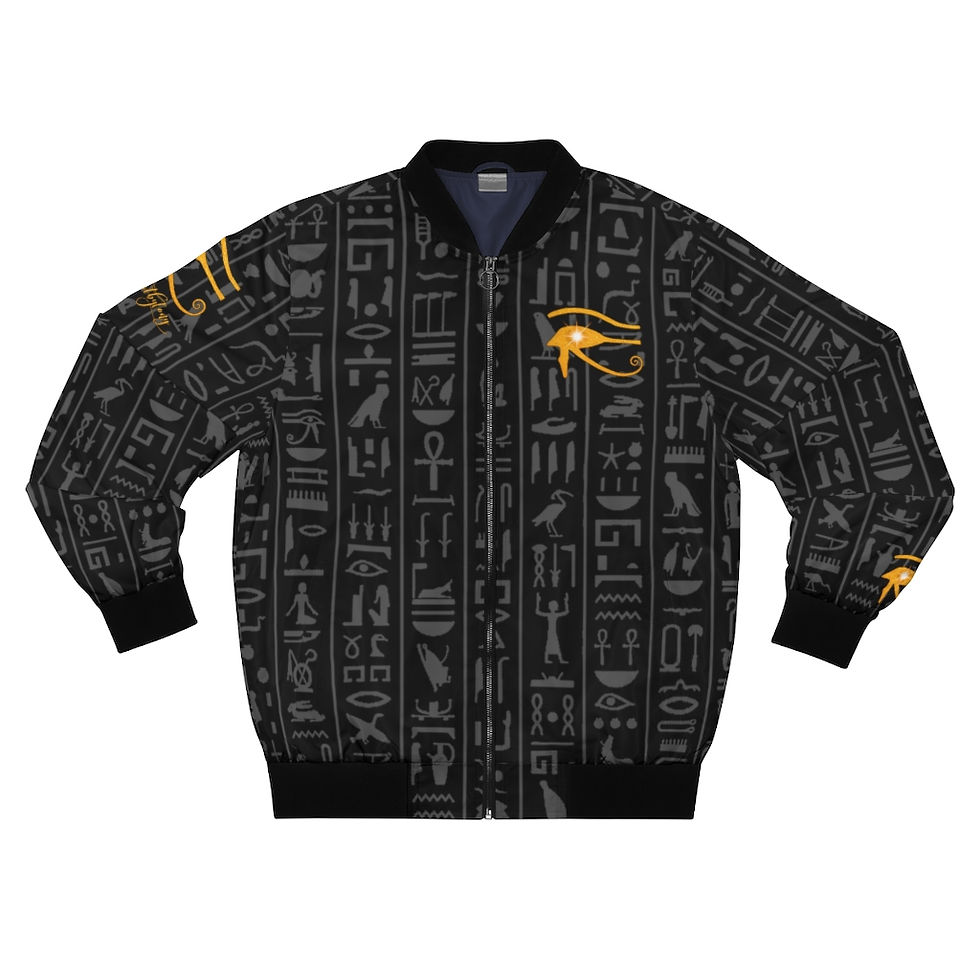 I AM WHAT IS: Kemetic Bomber Jacket