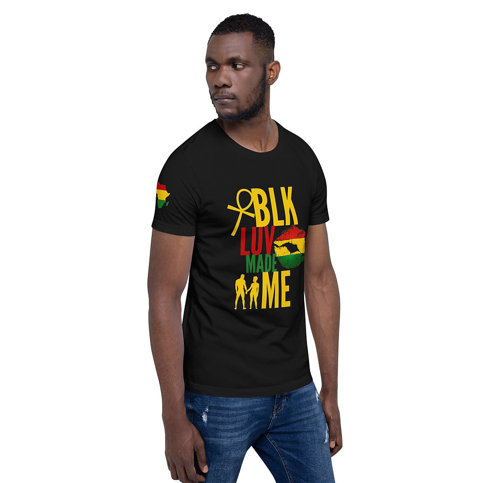 Thumbnail: BLK Luv Made Me: Black & Gray King's Tees