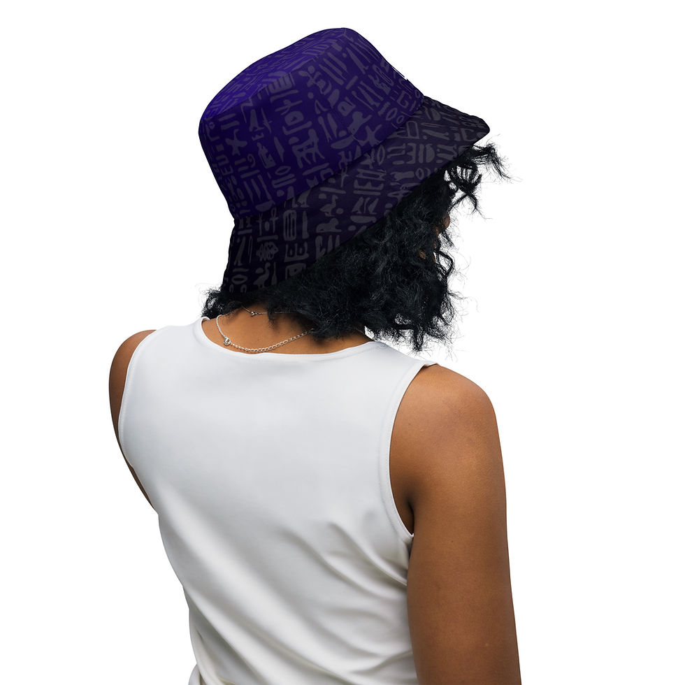 Thumbnail: Self, Life, Peace: Kemetic Bucket Hat