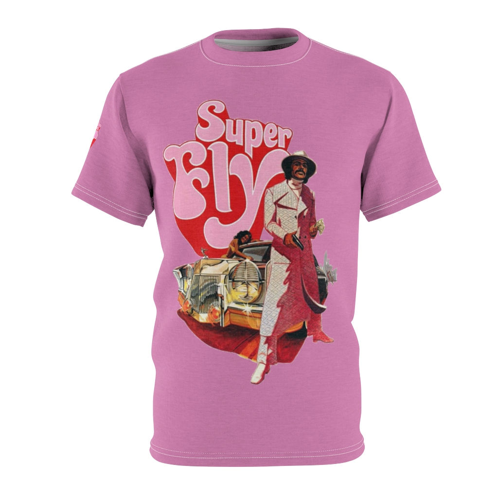 Super Fly: Blaxploitation Classic Pink Tee