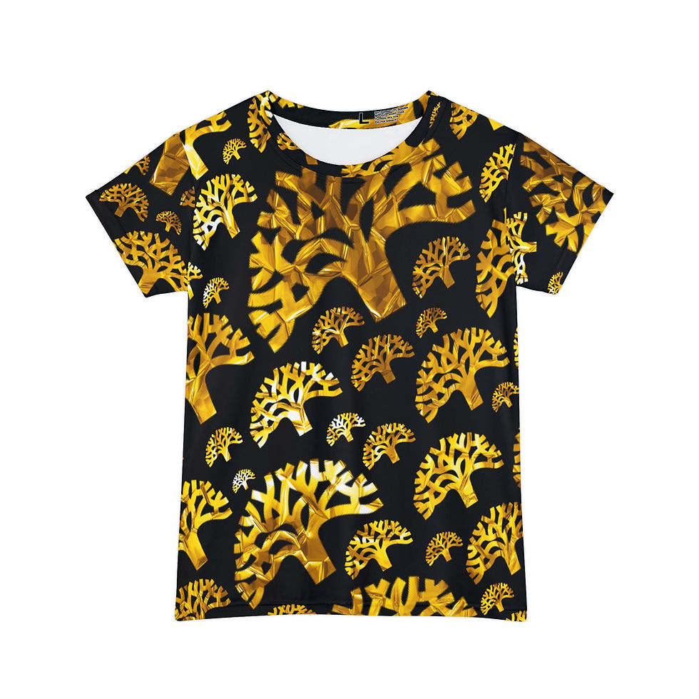 True OAKLAND 510 Tree N' Gold Queen's Tee