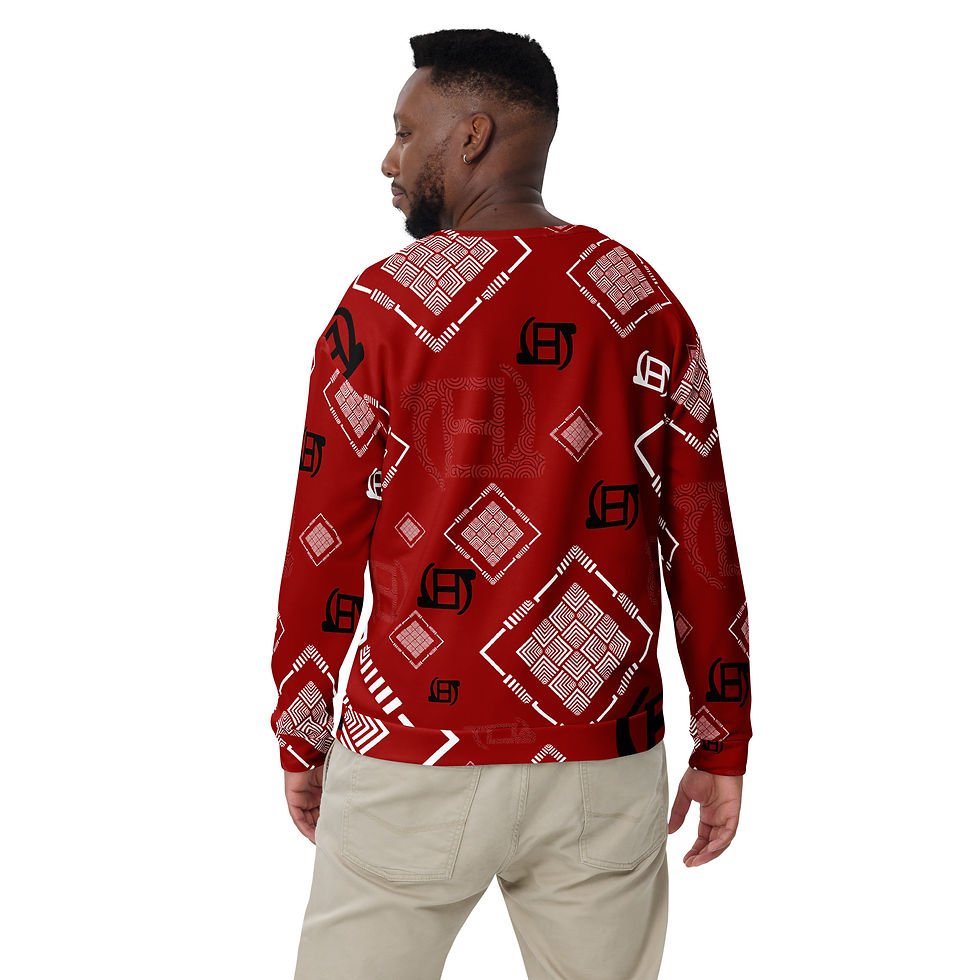 Thumbnail: Red Sankofa ONYANKOPON: Sweatshirt