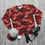 Thumbnail: Red DAME DAME Ankara Sweatshirt