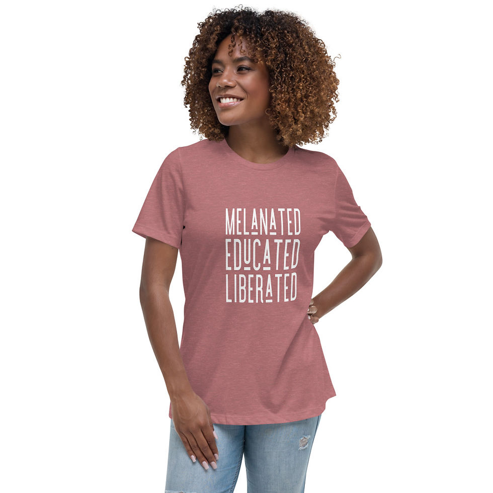 Thumbnail: MELANATED, EDUCATED, LIBERATED: Queen's Tee