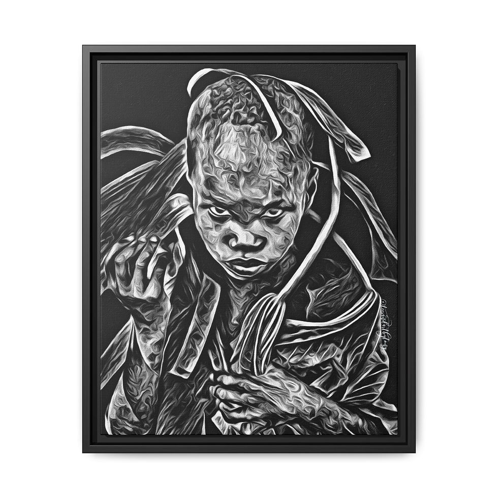 Karo Child N' Leaves...