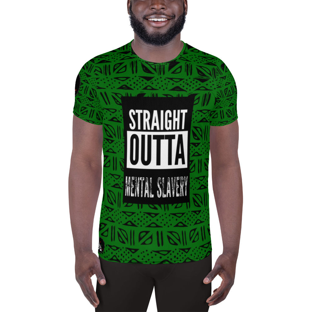 Straight Outta Mental Slavery: Green King's Tee