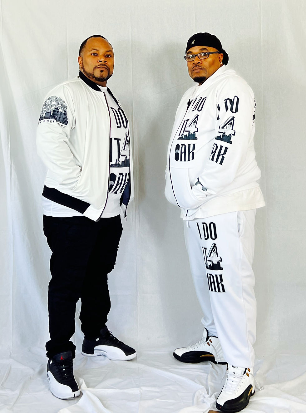 Thumbnail:  I Do It 4 OAK: White Bomber Jacket