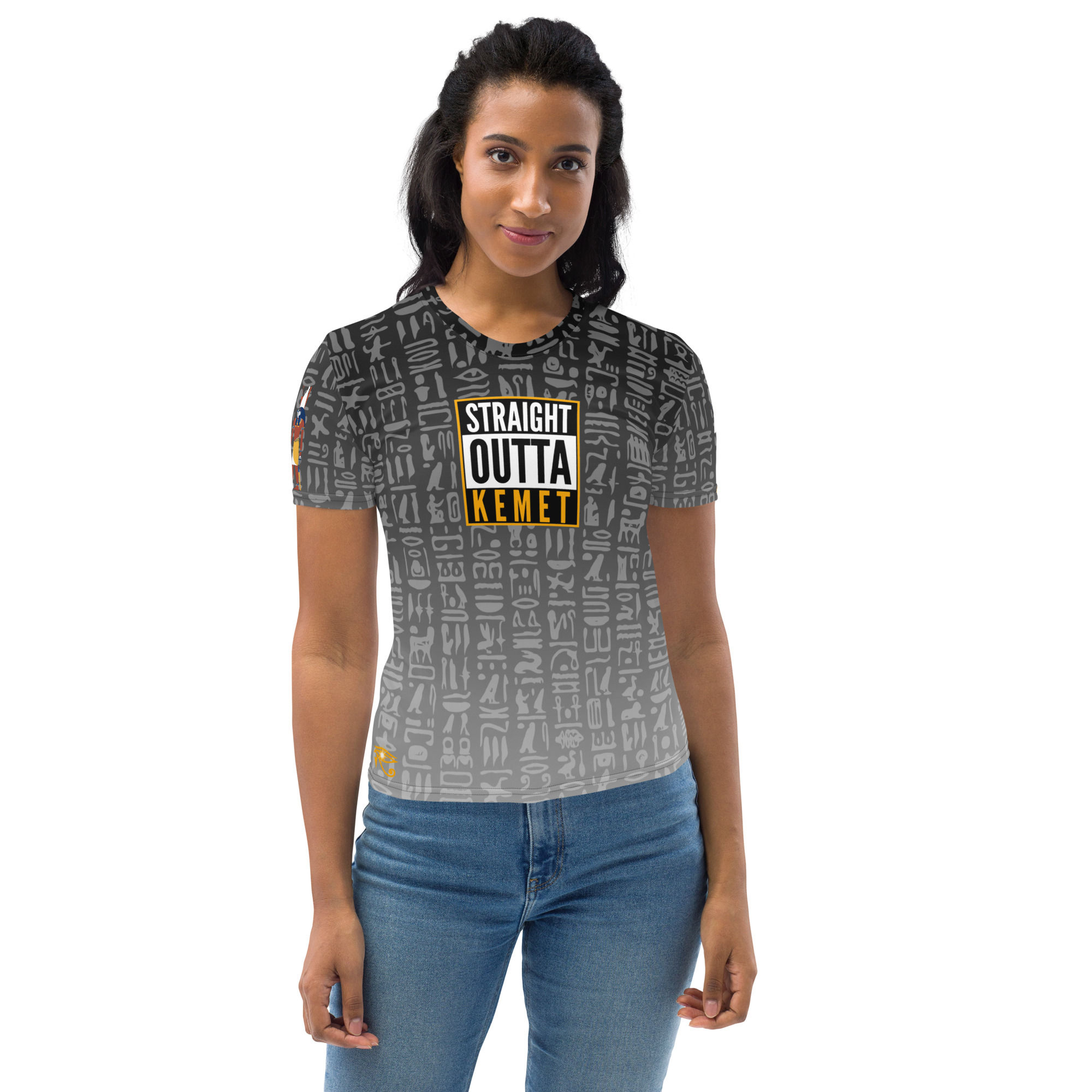 STRAIGHT OUTTA KEMET: Kemetic Gradient Queen's Tee
