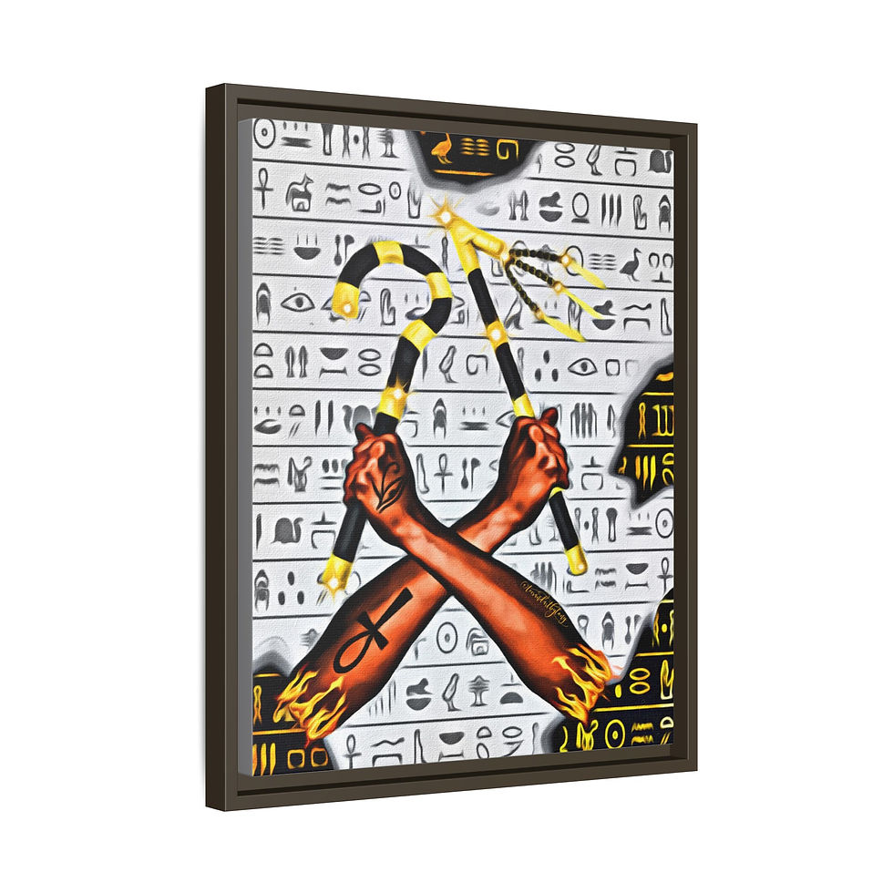 Thumbnail: Kingship & Fertility: Kemetic Crook & Flail...