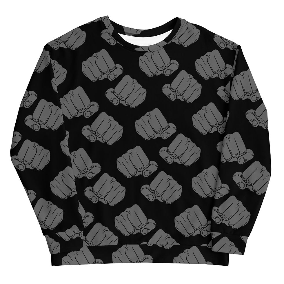 Thumbnail: BLACK Fist N' Slate Sweatshirt