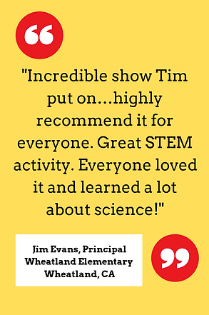 Wacky Science Testimonial Jim Evans Whea