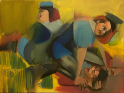 police women arrest a sexist pest, oil