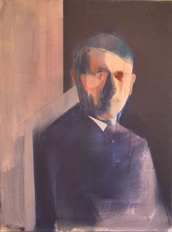 Hitler, Oil on canvas