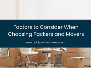 Crucial Factors to Consider When Choosing Packers and Movers in Ghaziabad