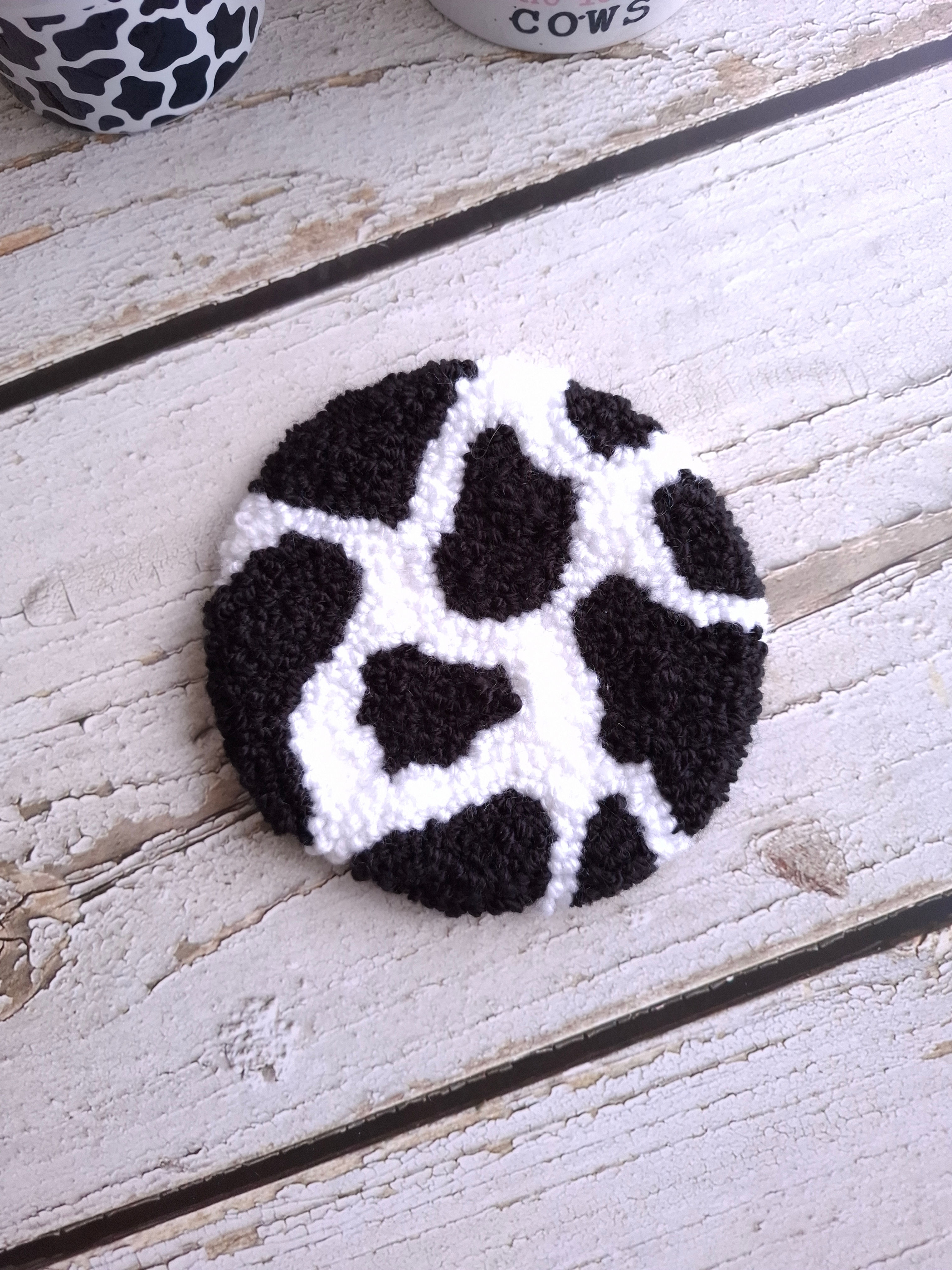 Cow Mug Rug