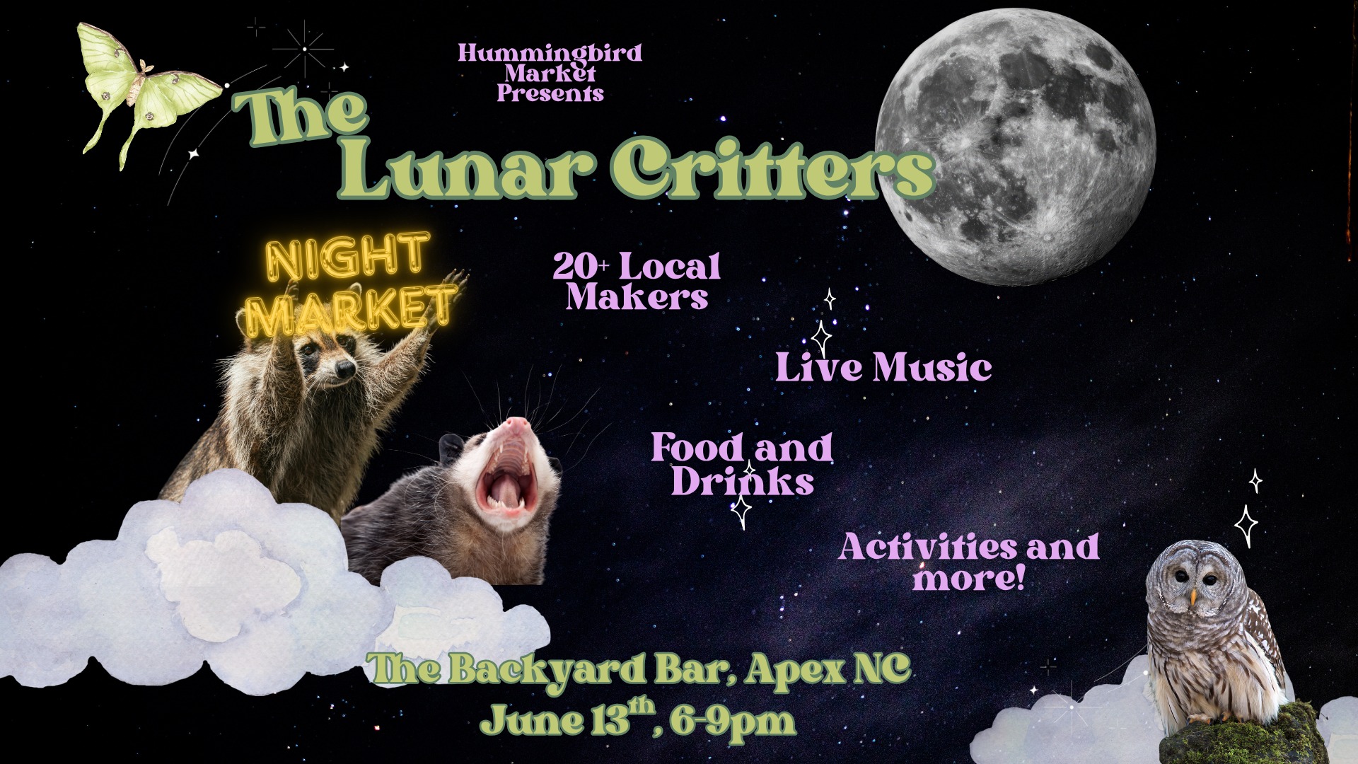 The Lunar Critters Night Market