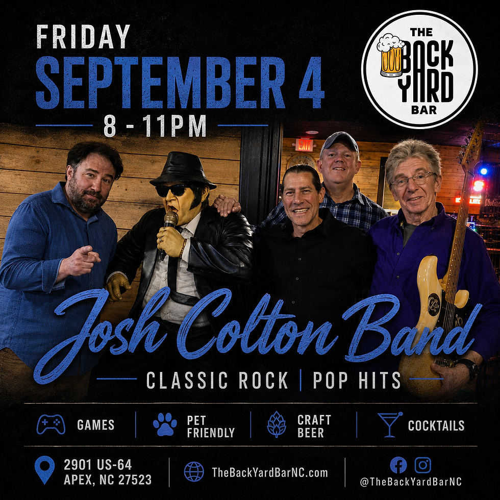 Josh Colton Band LIVE at The Backyard Bar