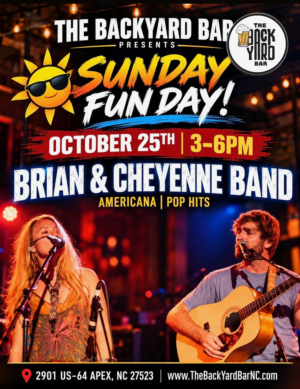 Sunday Funday with Brian & Cheyenne — Americana + Pop Hits