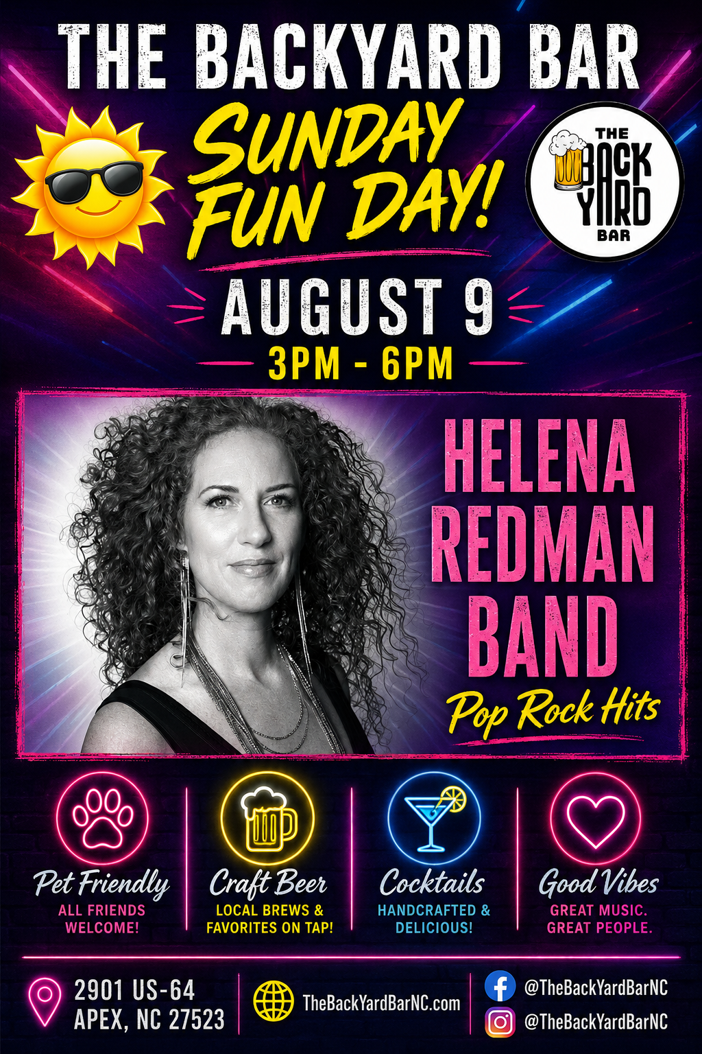 HELENA REDMAN: Sunday Fun Day with Helena Redman Band