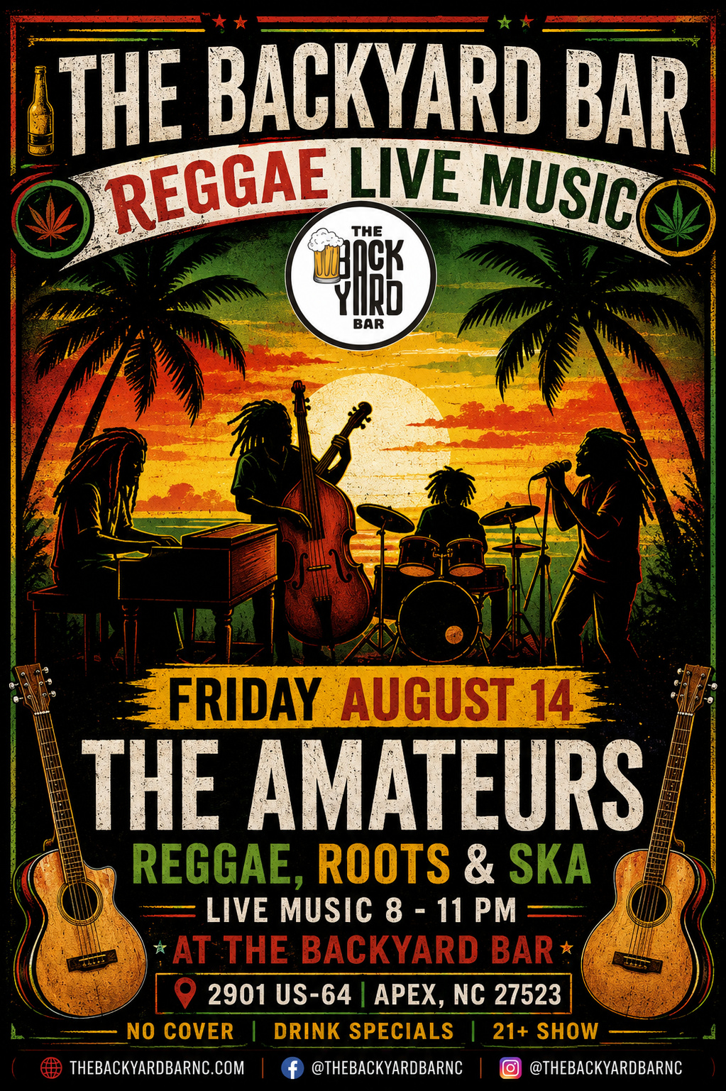 The Amateurs —  Reggae Night with The Amateurs