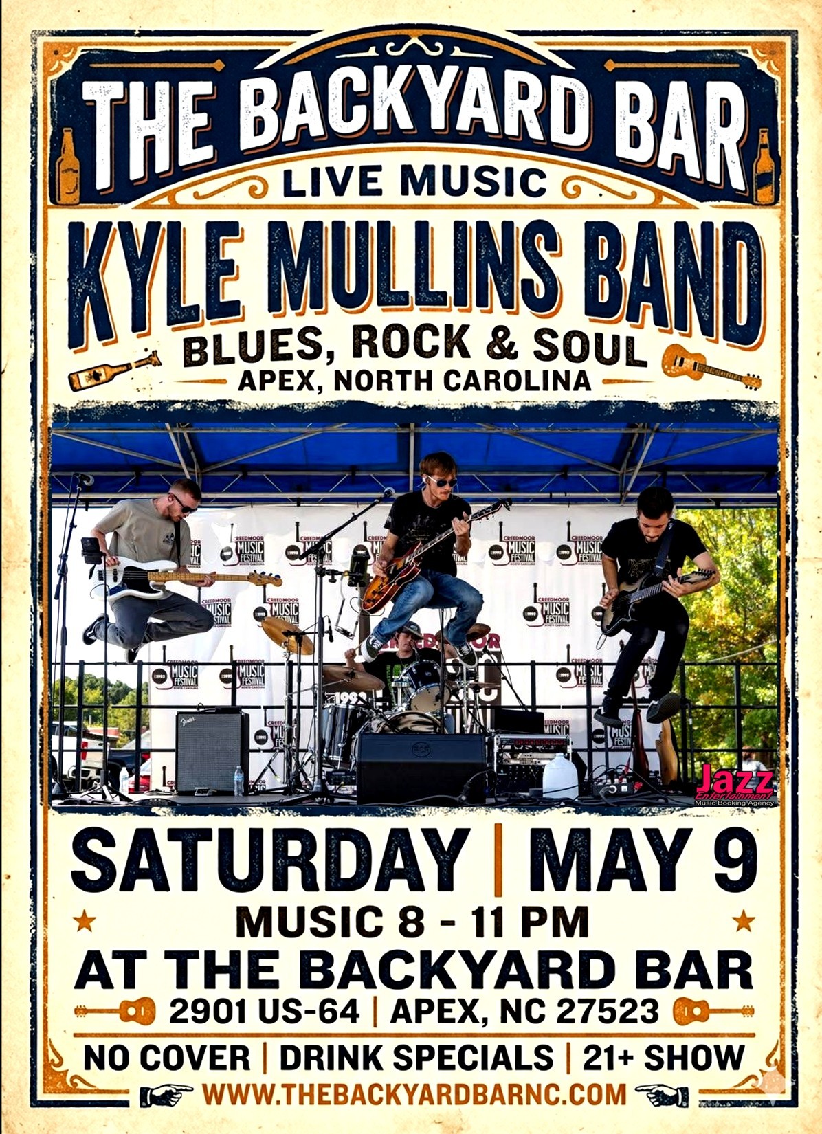 KYLE MULLINS BAND: Blues, rock, and soul - played the way it should be