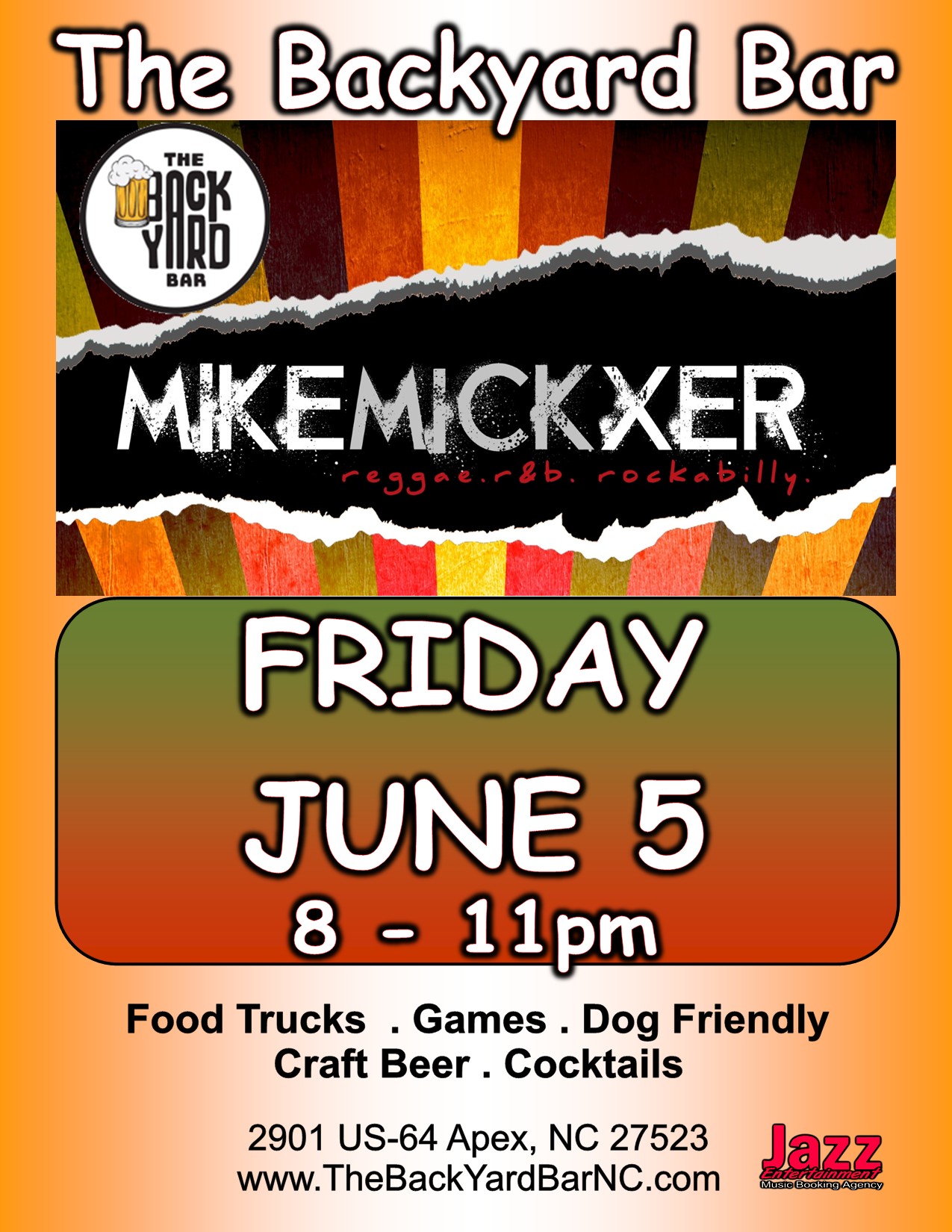 MIKE MICKXER Unique Blend of Reggae, R&B & Rockabilly