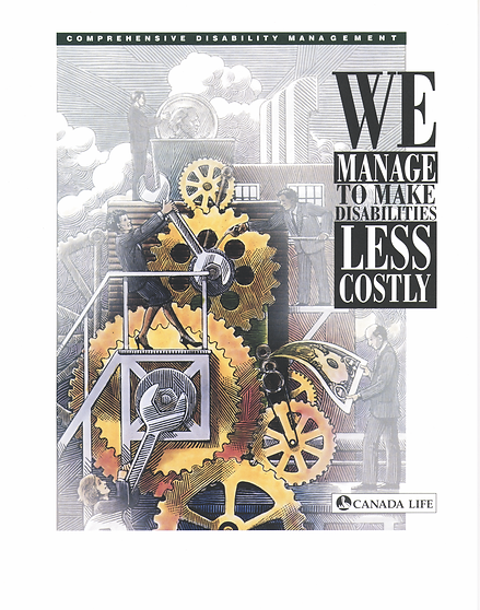 brochure cover for major insurance company marekting collateral develoed by marketpower