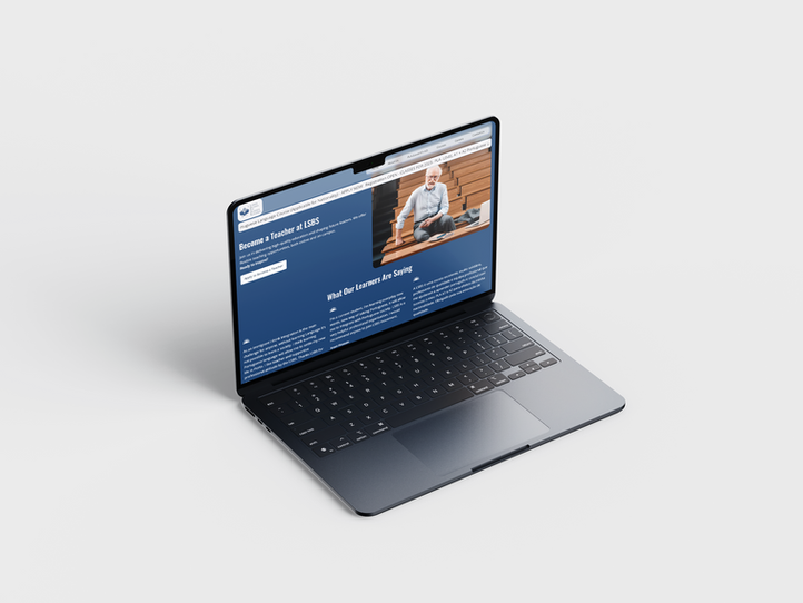 LSBS custom LMS student enrolment dashboard