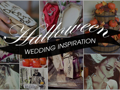 Halloween themed wedding