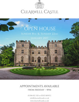 Clearwell Castle "Open day's" 8th & 22nd Jan 2017
