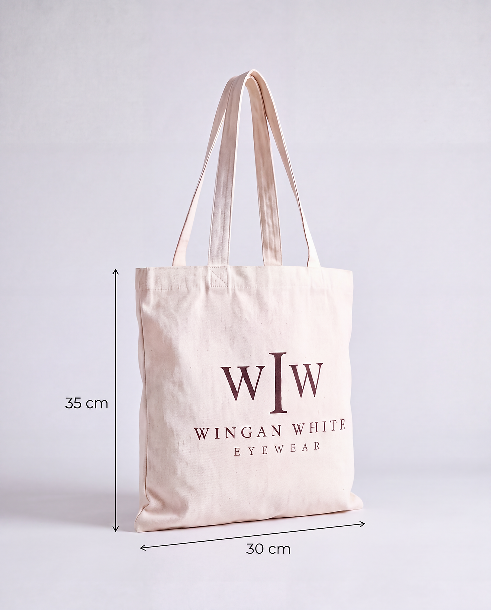 Thumbnail: The Wingan White Tote Bag - Small