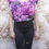 Thumbnail: Purple 3D Floral Top