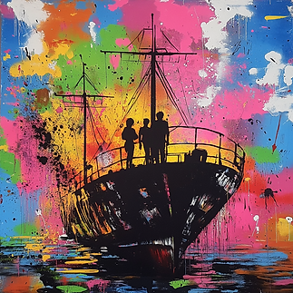 u9155149853_The_Altalena_Ship_Affair._Bansky_style_colorful_a_4bcc76e4-2996-49c5-bbf4-ba75