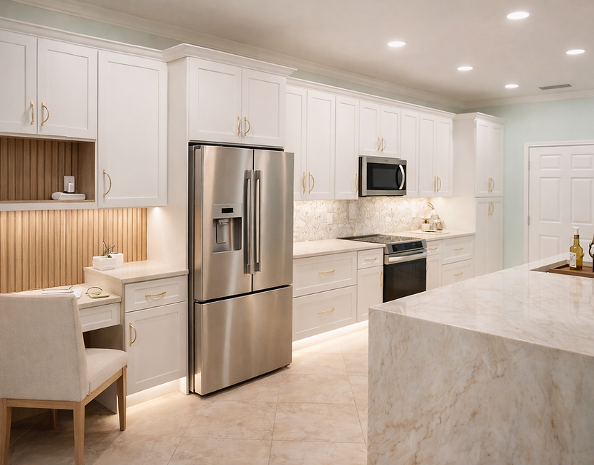 Elegant kitchen with marble accents.png