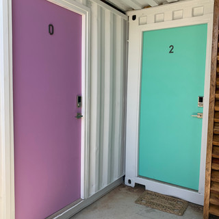 Puertas en tonos pasteles