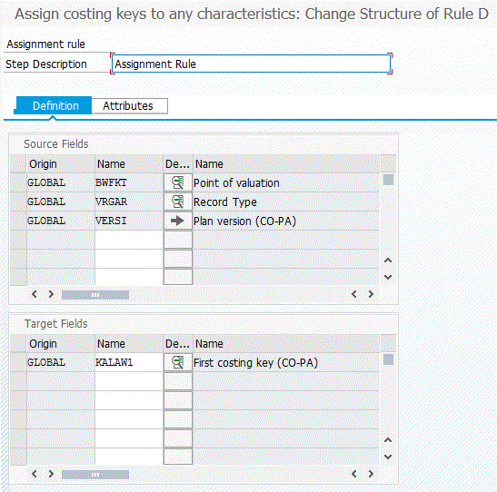 COPA Valuation using Material Cost Estiamte