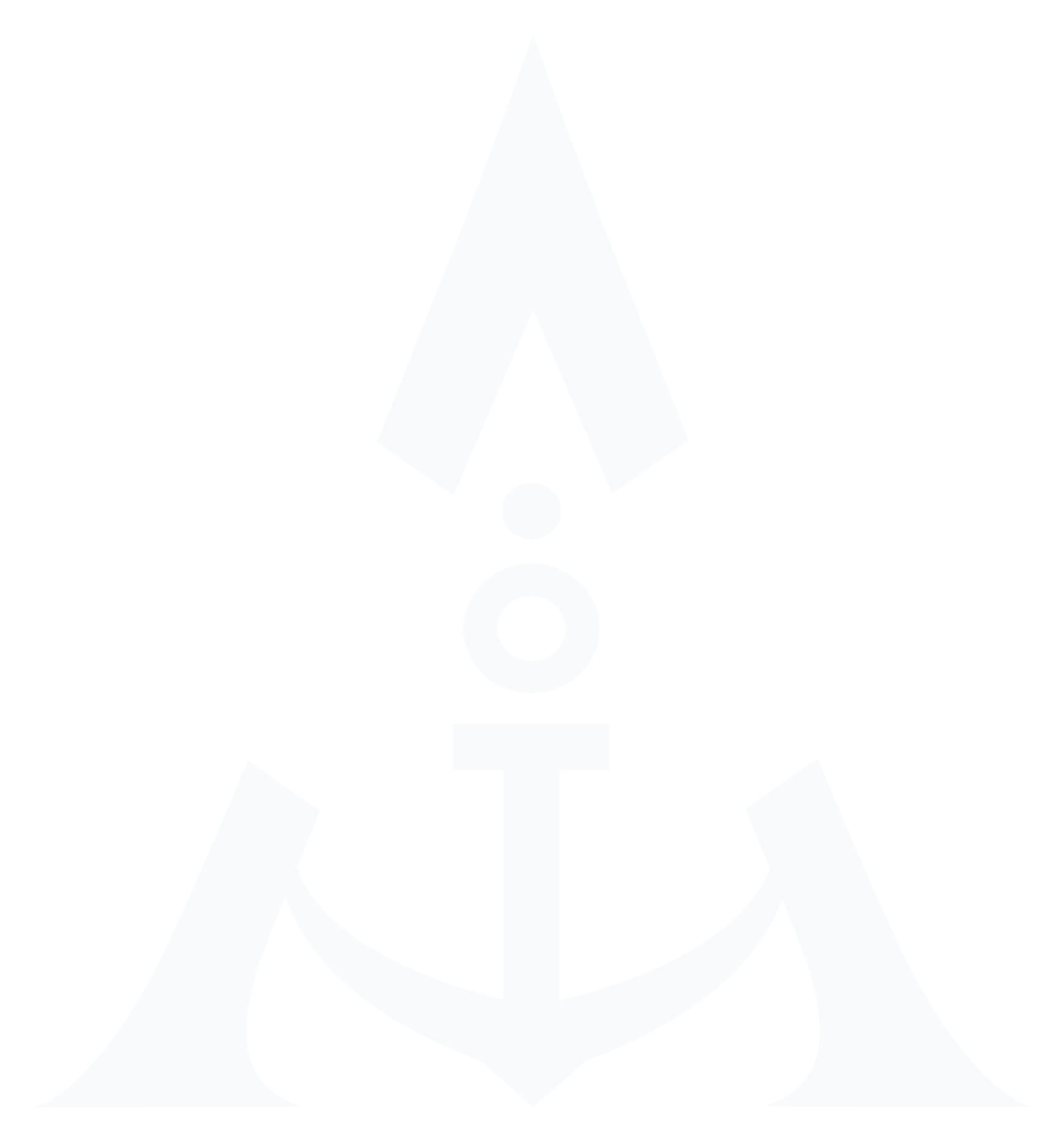 Business logo of an Anchor in the middle of the letter A